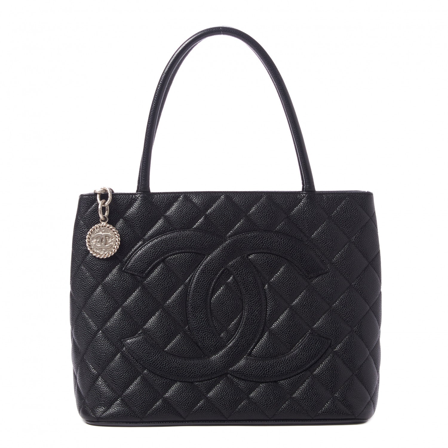 Chanel Caviar Quilted Medallion Tote Black 1 of 12
