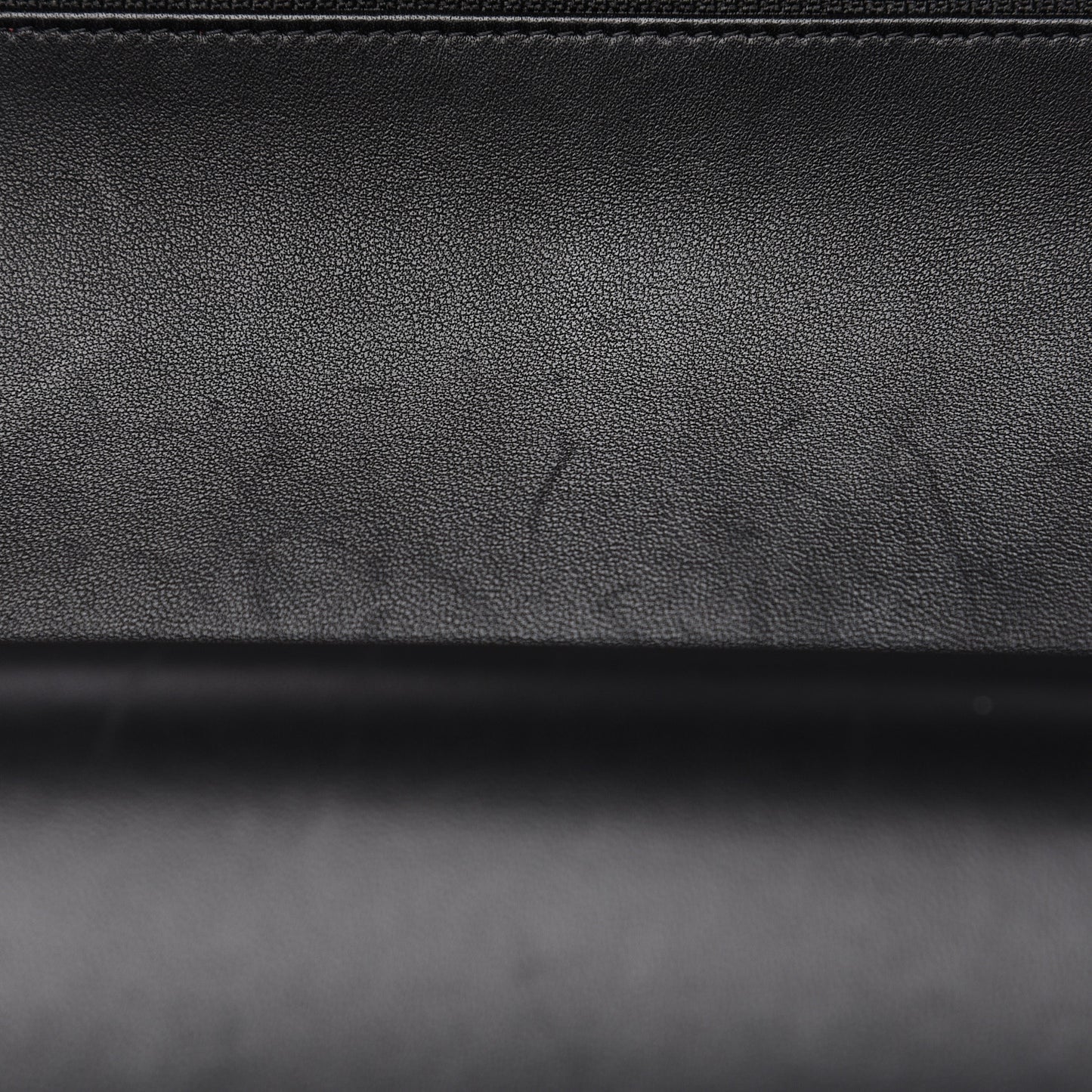 Lambskin Quilted Jumbo Double Flap Black