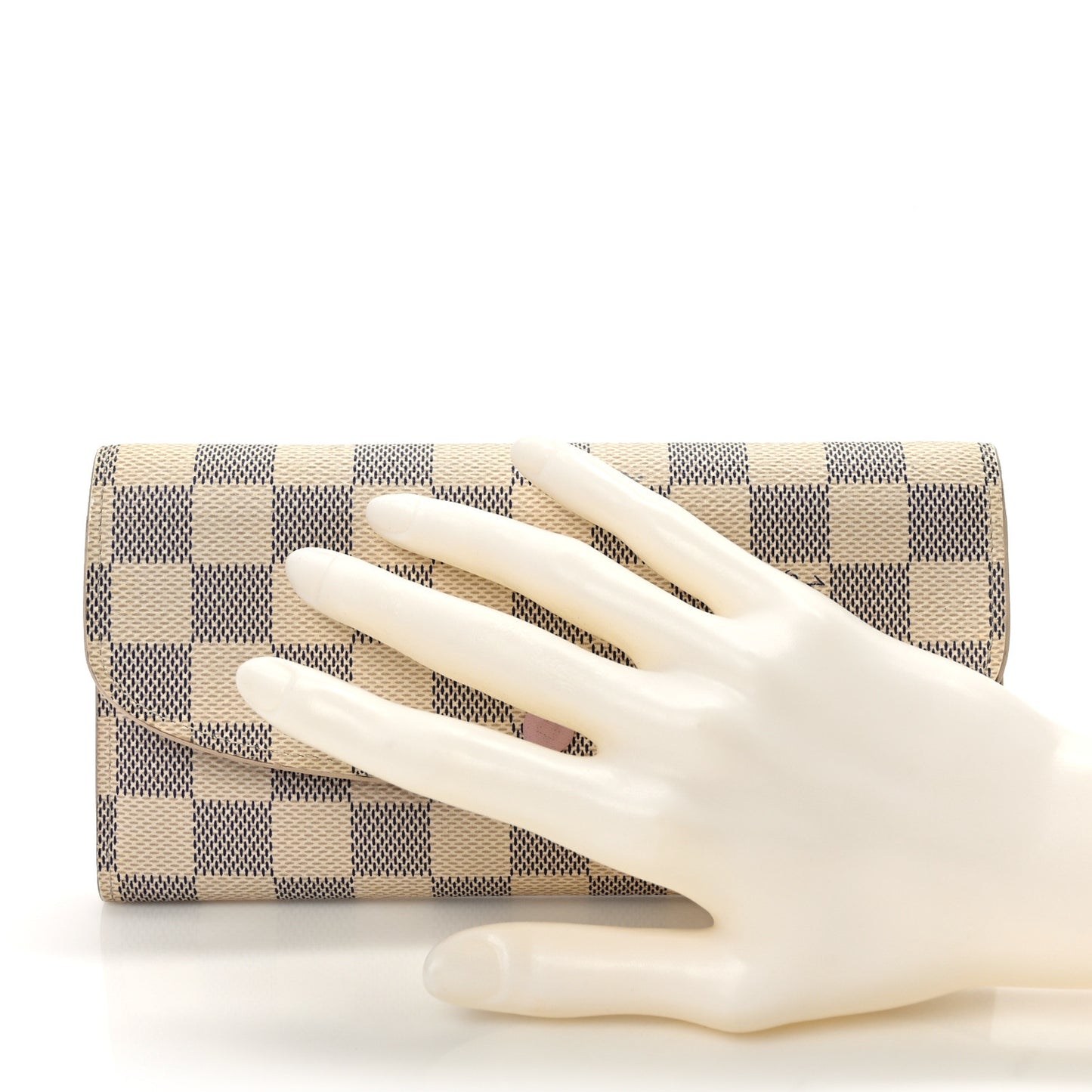 Damier Azur Emilie Wallet Rose Ballerine