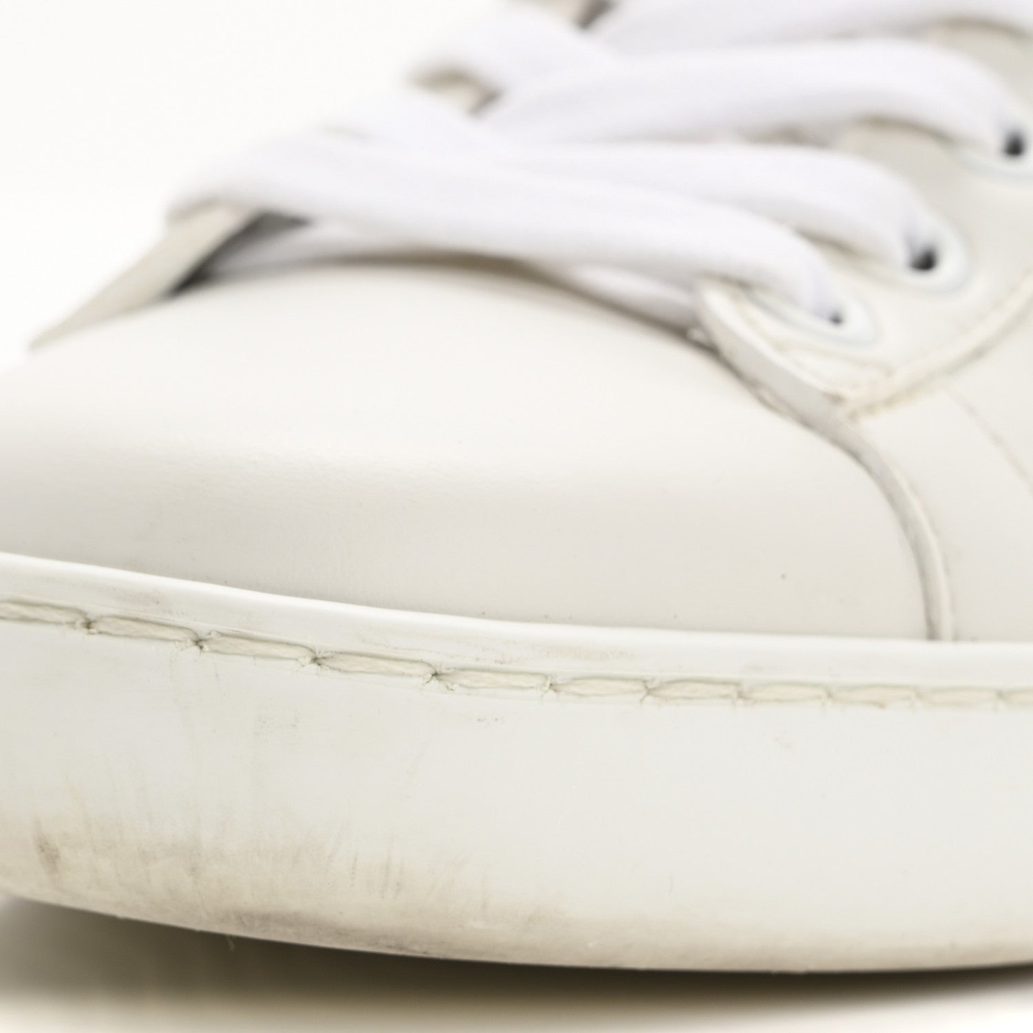 Gucci Calfskin Cat Womens Ace Sneakers 35 White 14 of 14