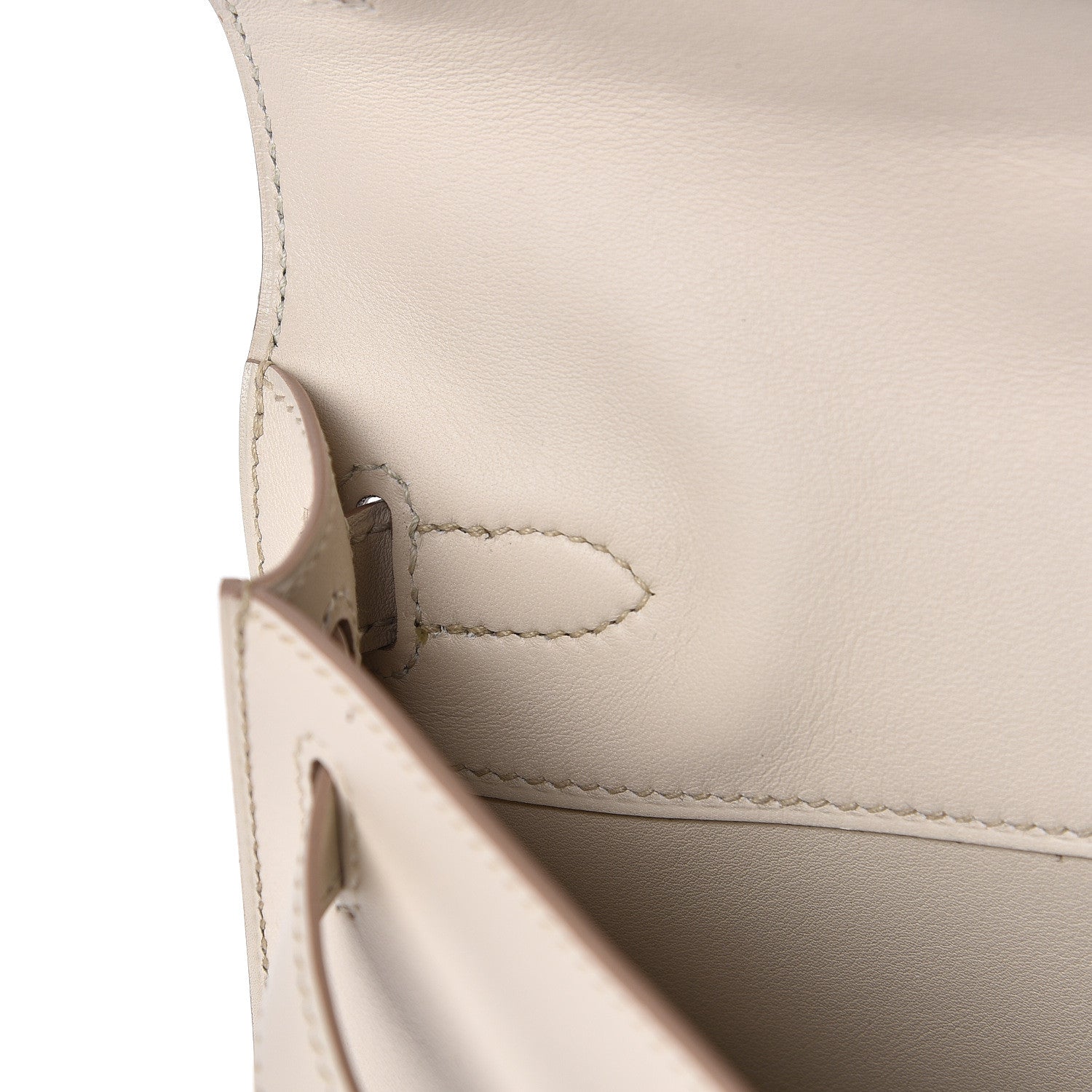Hermes Swift Kelly Cut Clutch Pochette Beton 19 of 24
