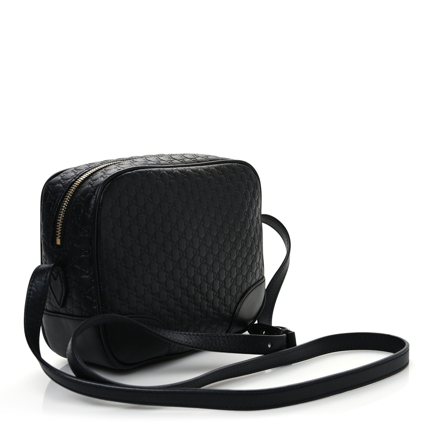 Microguccissima Mini Bree Messenger Bag Black