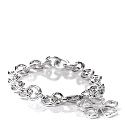 Tiffany Sterling Silver Flower Charm Bracelet 1 of 4