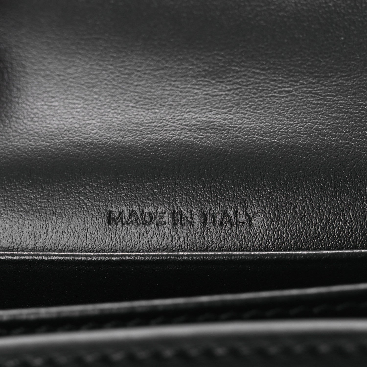 Celine Shiny Calfskin Triomphe Business Card Holder Black 8 of 9