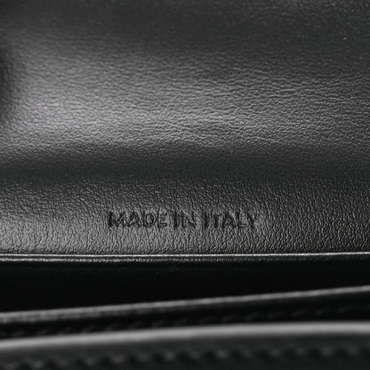 Celine Shiny Calfskin Triomphe Business Card Holder Black 8 of 9