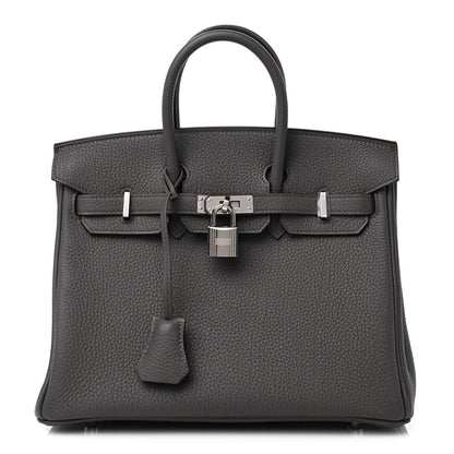 Hermes Togo Birkin 25 Etain 1 of 10