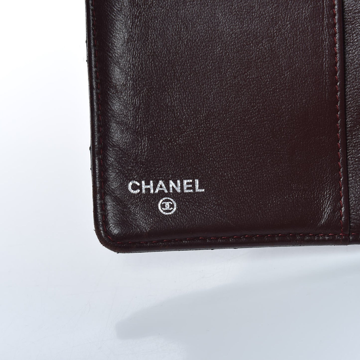 Lambskin Quilted Yen Wallet Black