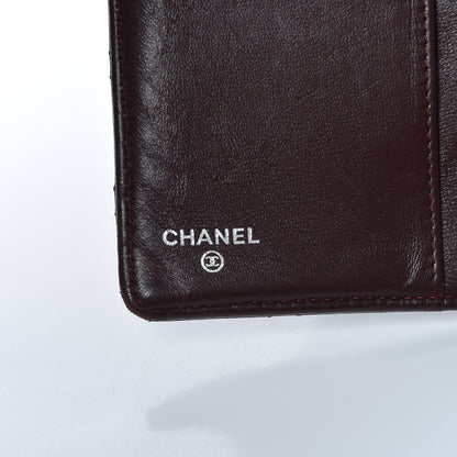 Chanel Lambskin Quilted Yen Wallet Black 6 of 13