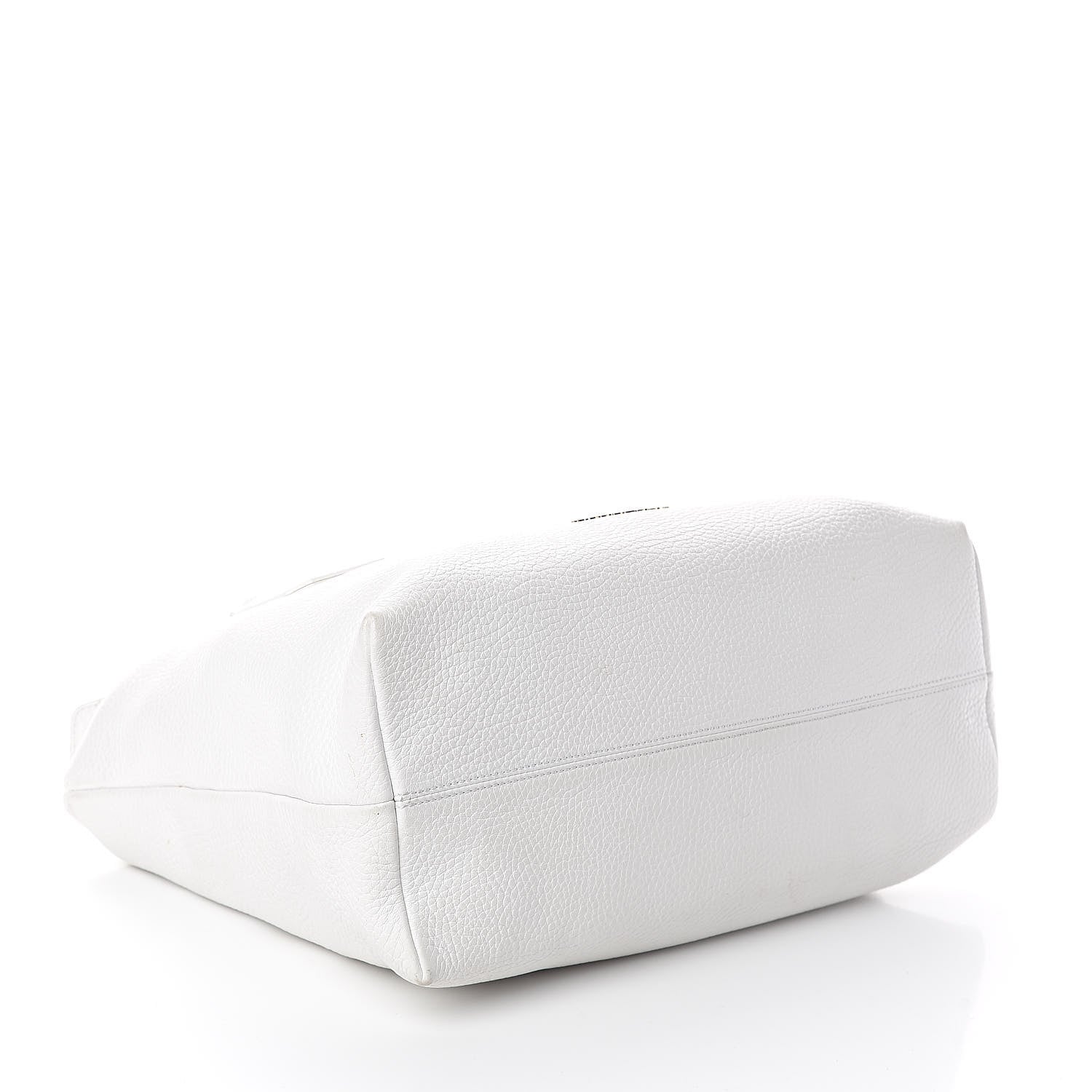 Burberry London Grainy Calfskin Medium Baynard Tote White 4 of 9
