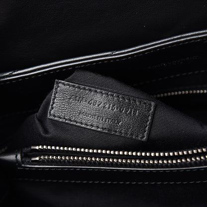 Saint Laurent Calfskin Y Quilted Monogram Medium Loulou Chain Satchel Black 7 of 12