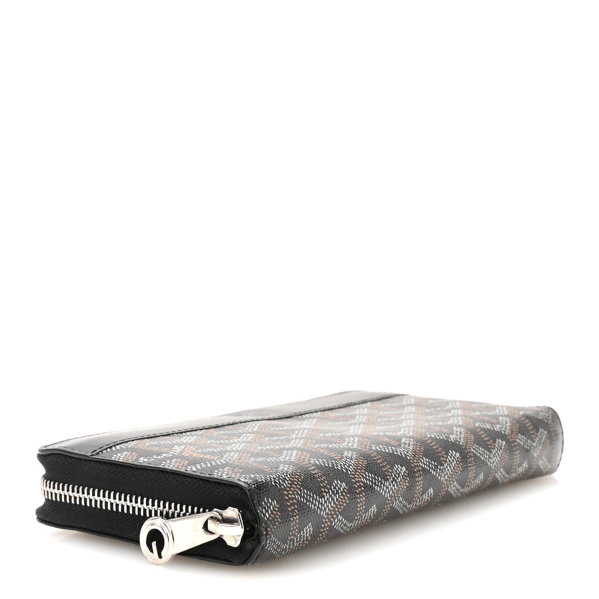 Goyardine Matignon Zip Around GM Wallet Black