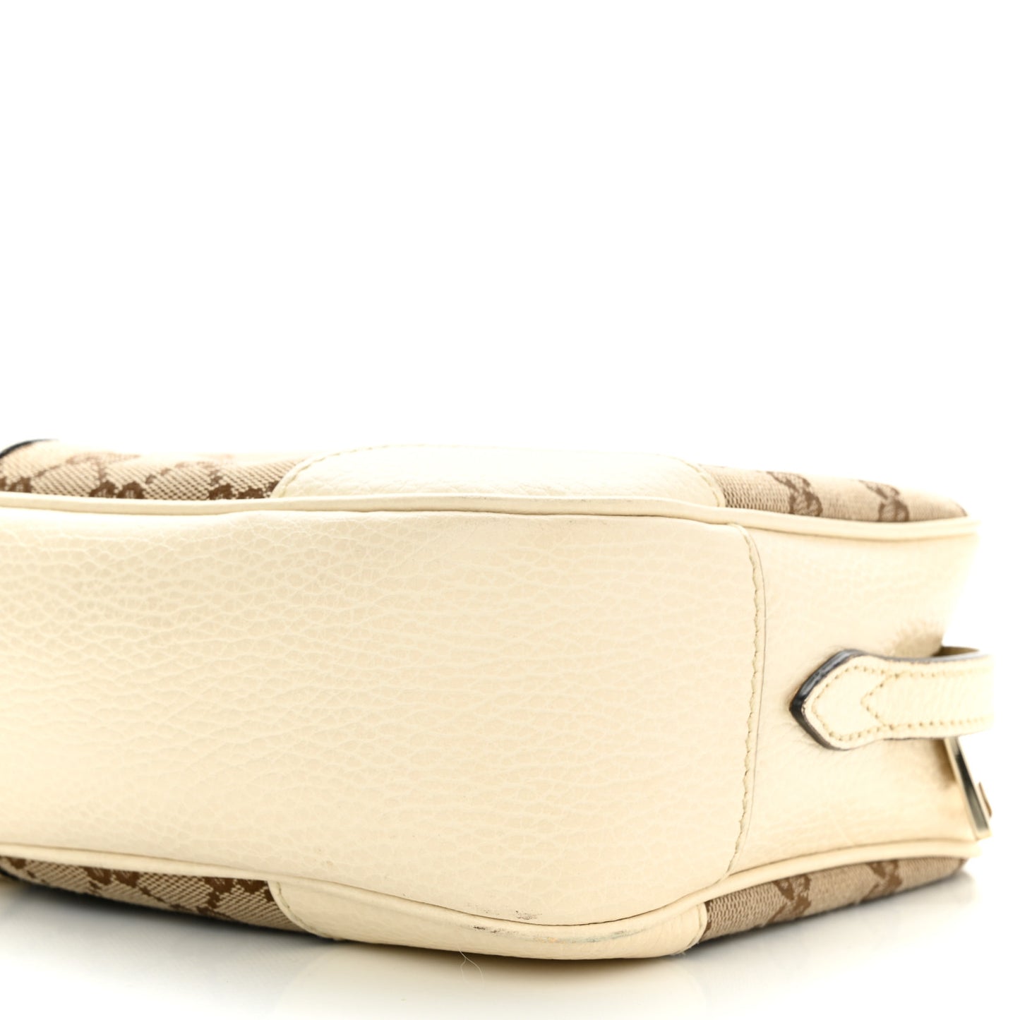 Monogram Dollar Calfskin Mini Bree Messenger Bag Beige Ebony Avoire