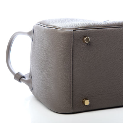 Hermes Taurillon Clemence Lindy 30 Etain 7 of 10