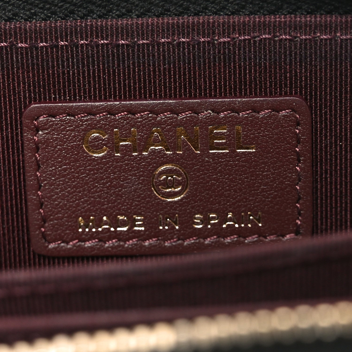 Chanel Caviar Quilted Zip Coin Purse Black 6 of 8