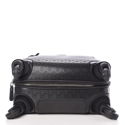 Gucci Imprime Monogram Carry On Suitcase Black 6 of 18