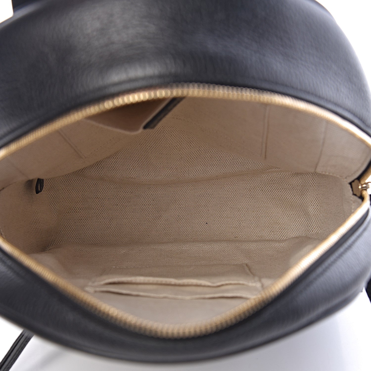 Gucci Pebbled Calfskin Soho Chain Backpack Black 5 of 10