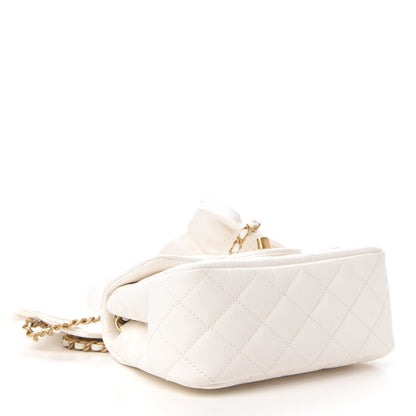 Chanel Lambskin Quilted Mini Romance Square Flap White 4 of 11