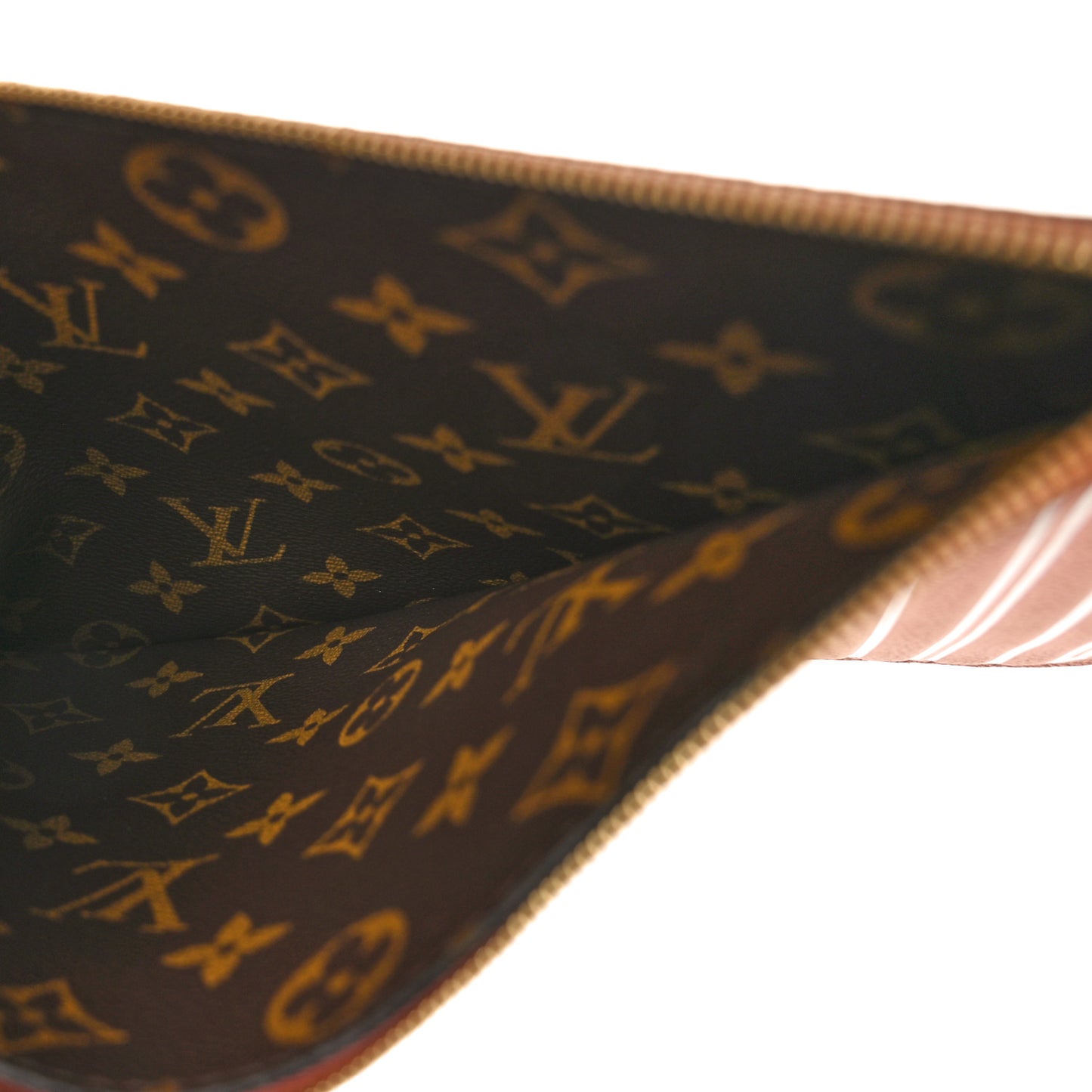 Monogram Calfskin Neo Neverfull Inside Out MM Tan