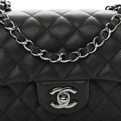 Chanel Caviar Quilted Mini Rectangular Flap Black 7 of 10