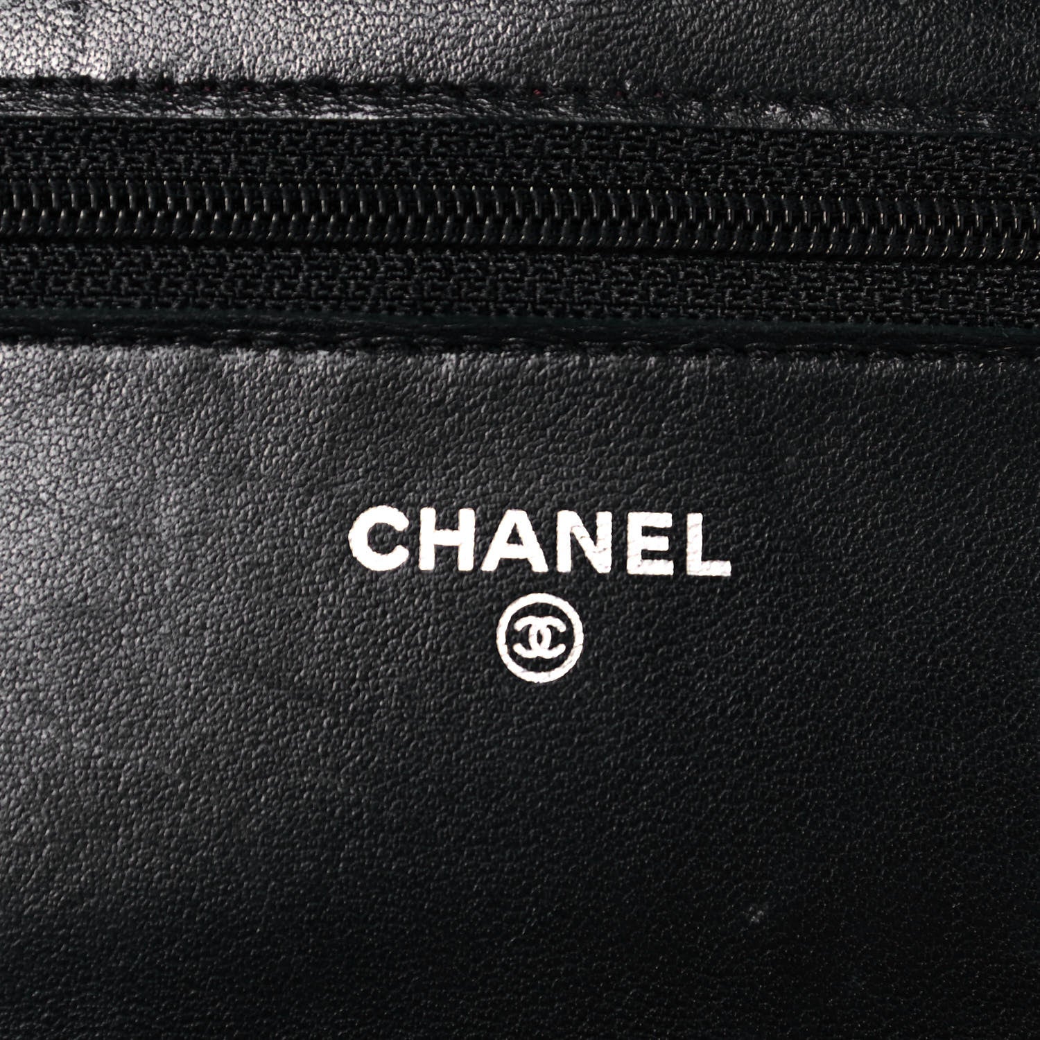 Chanel Lambskin Quilted Wallet On Chain WOC Black 6 of 13