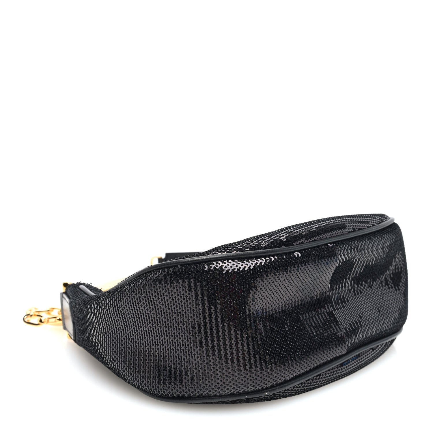 Tom Ford Sequin Embellished Mini Bianca Hobo Black 4 of 9