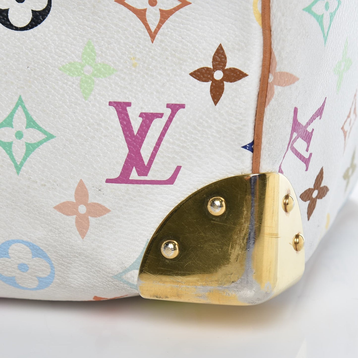 Monogram Multicolor Speedy 30 White