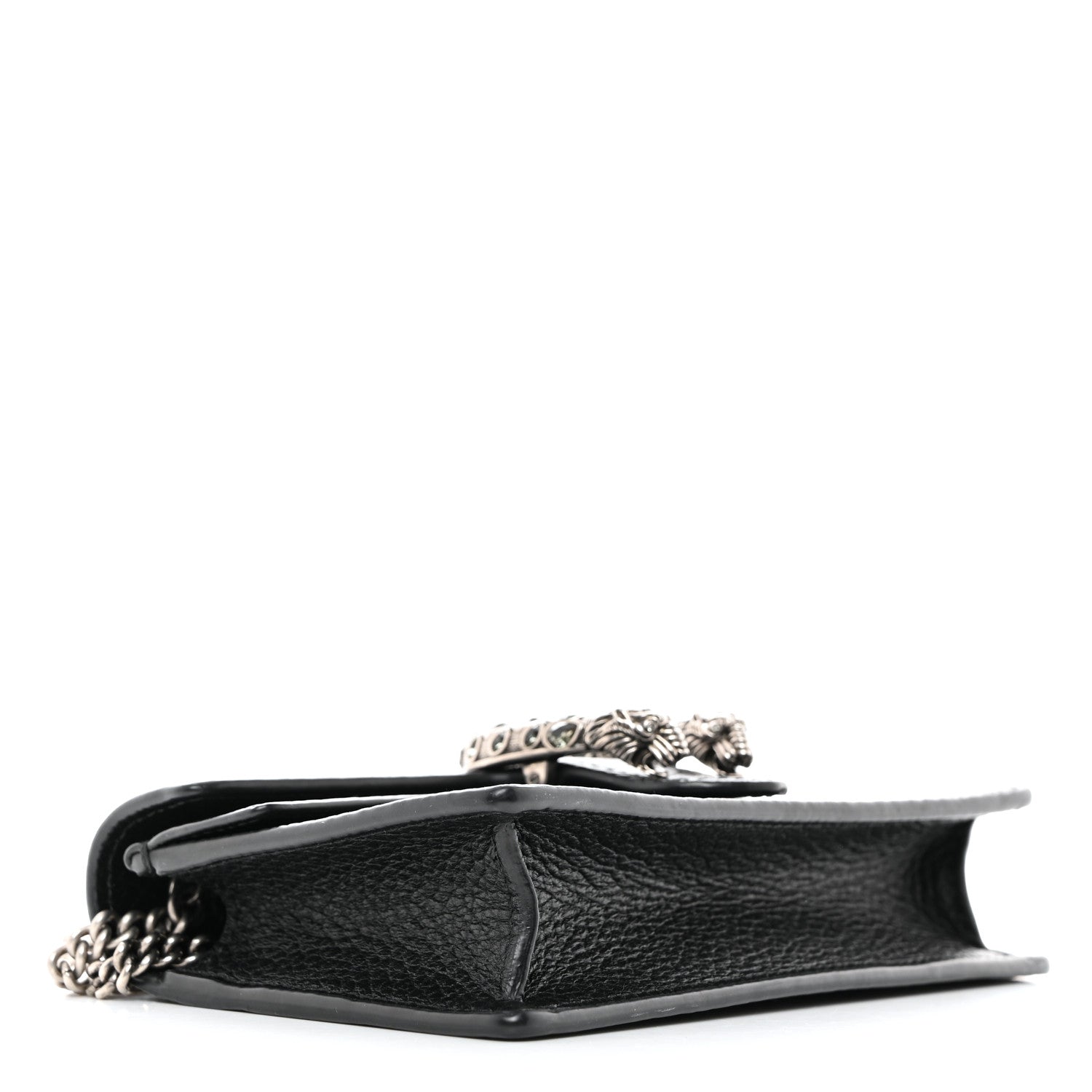 Gucci Calfskin Super Mini Dionysus Shoulder Bag Black 2 of 11