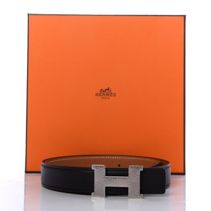 Hermes Swift Epsom 32mm Constance Martelee Belt 70 Black Gold 5 of 5