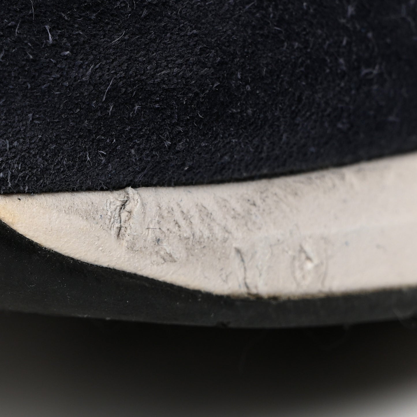 Suede Calfskin CC Sneakers 39.5 Blue Navy Dark Navy