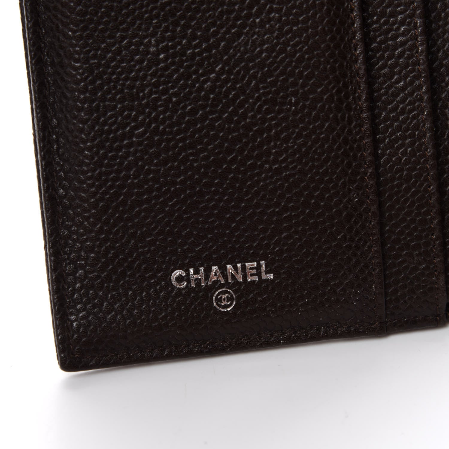 Chanel Caviar Quilted Large Flap Wallet Dark Brown 6 of 8
