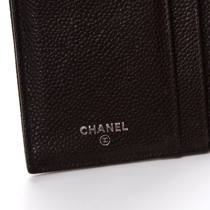 Chanel Caviar Quilted Large Flap Wallet Dark Brown 6 of 8