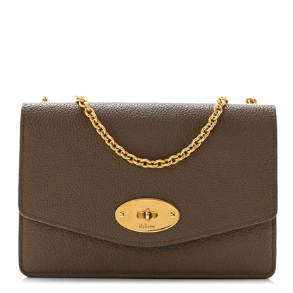 Mulberry Small Classic Grain Calfskin Small Darley Clay 1 of 10