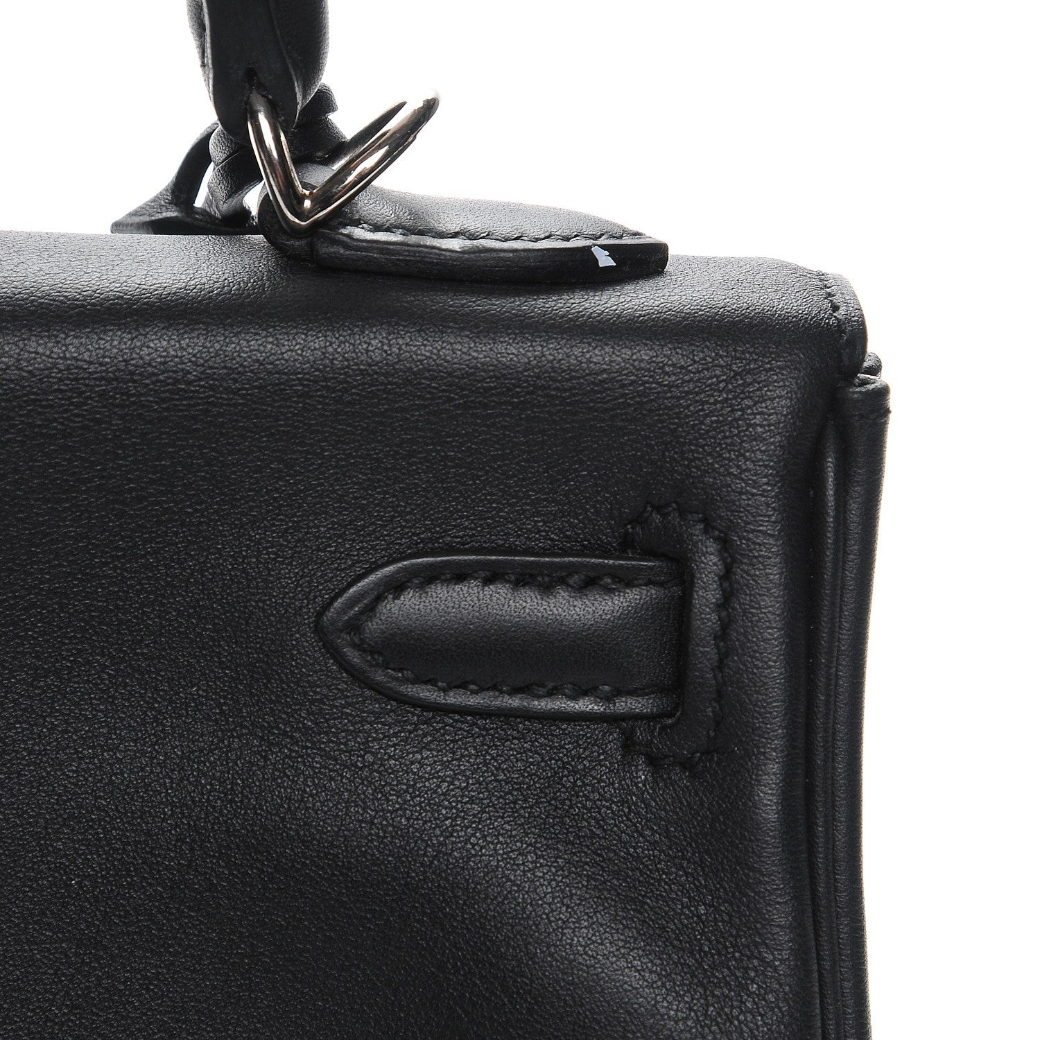Hermes Swift Kelly Retourne 25 Black 22 of 27