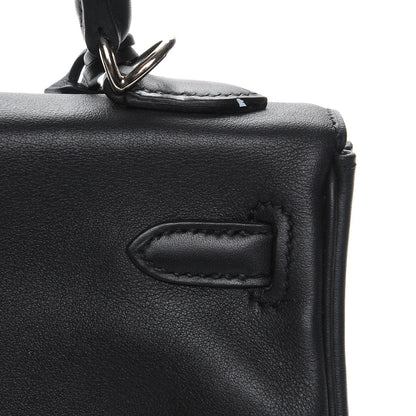 Hermes Swift Kelly Retourne 25 Black 22 of 27