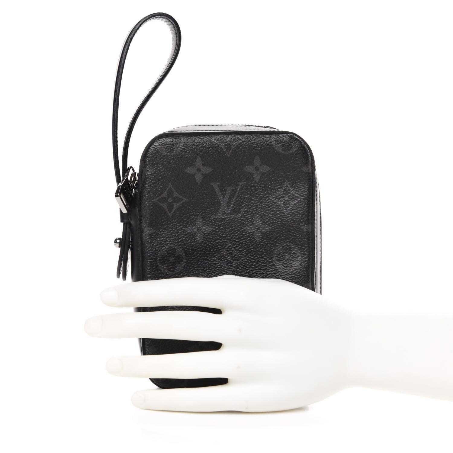 Louis Vuitton Monogram Eclipse Box Clutch 2 of 7