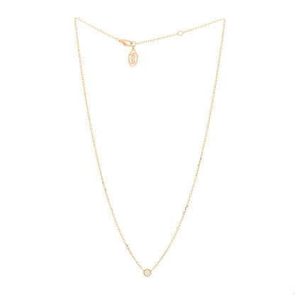 Cartier 18K Pink Gold Diamond SM D'Amour Pendant Necklace 2 of 4