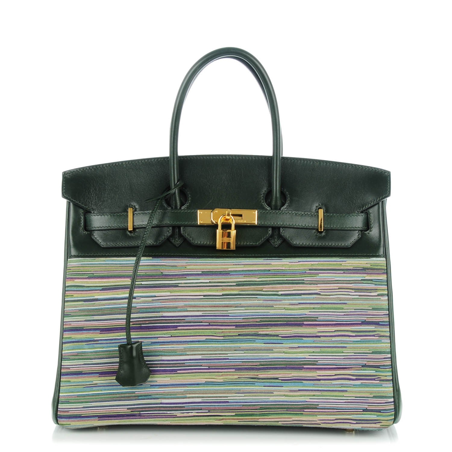 Hermes Box Vibrato Birkin 35 Vert Fonce 1 of 22