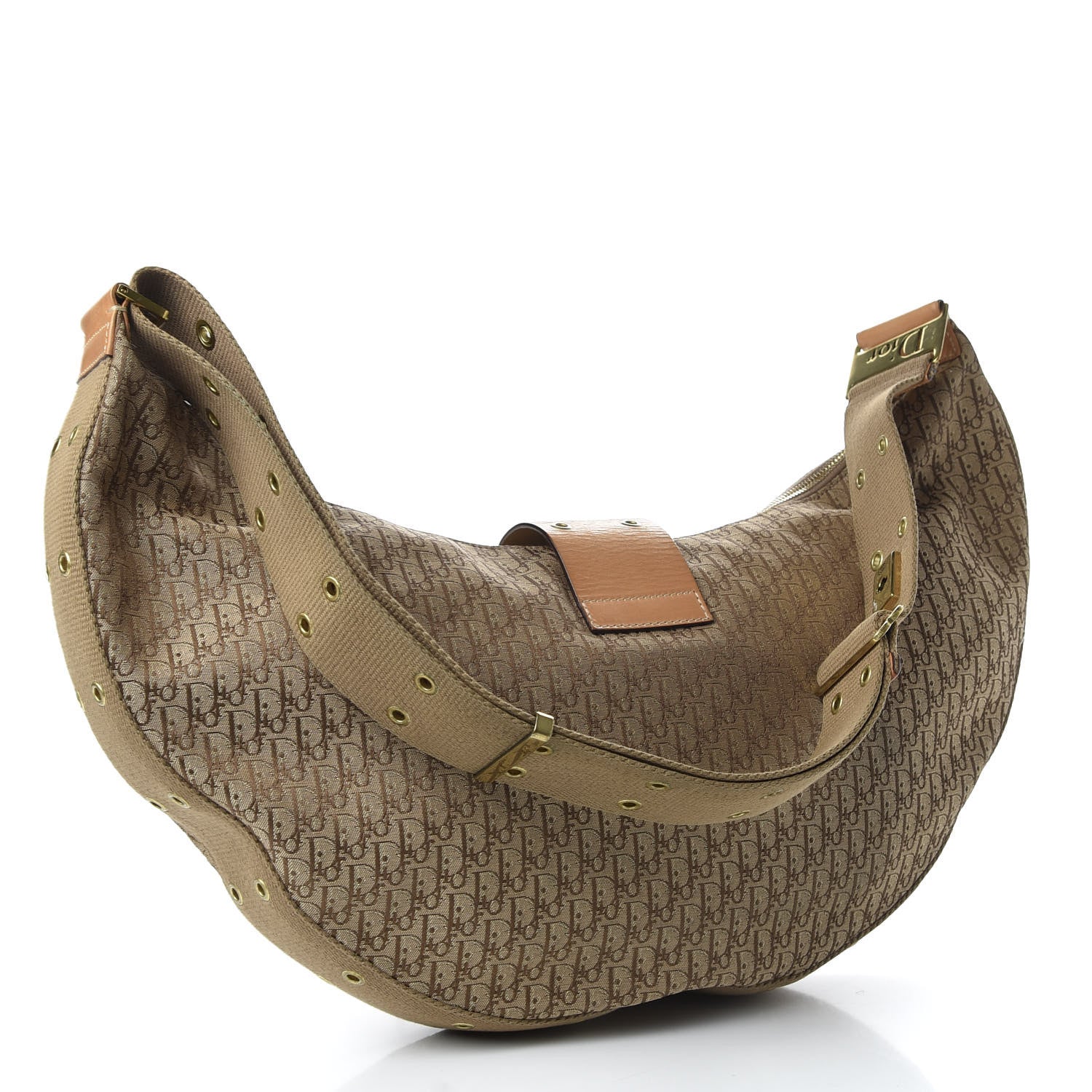 Christian Dior Monogram Street Chic Hobo Beige 3 of 11