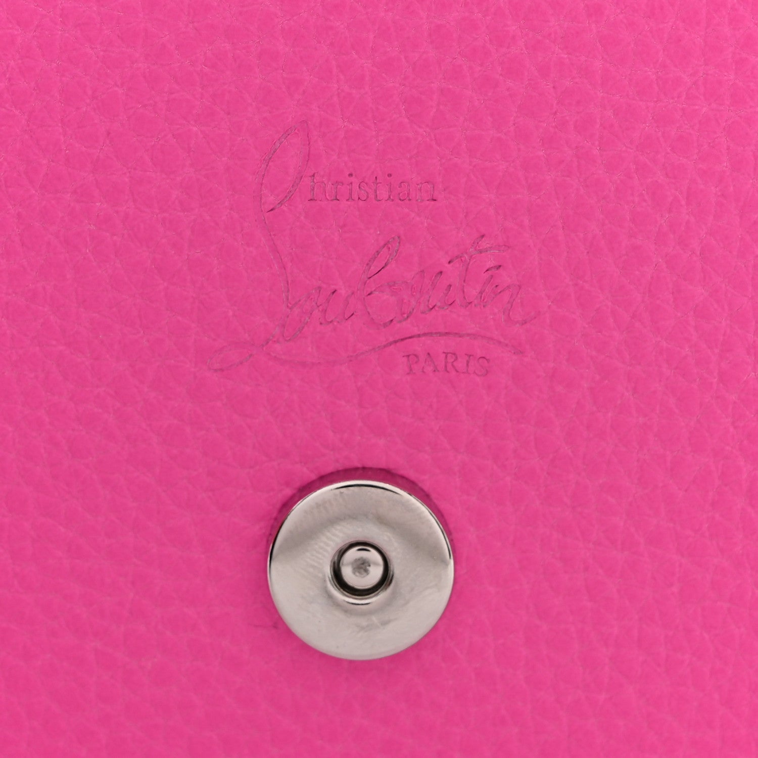 Christian Louboutin Calfskin Spikes Loubinthesky Paloma Clutch Bolerose 5 of 9