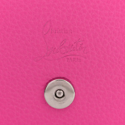 Christian Louboutin Calfskin Spikes Loubinthesky Paloma Clutch Bolerose 5 of 9