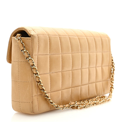 Chanel Lambskin East West Chocolate Bar Flap Beige 3 of 13