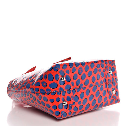 Louis Vuitton Vernis Jungle Dots Open Tote Coquelicot Denim 5 of 8