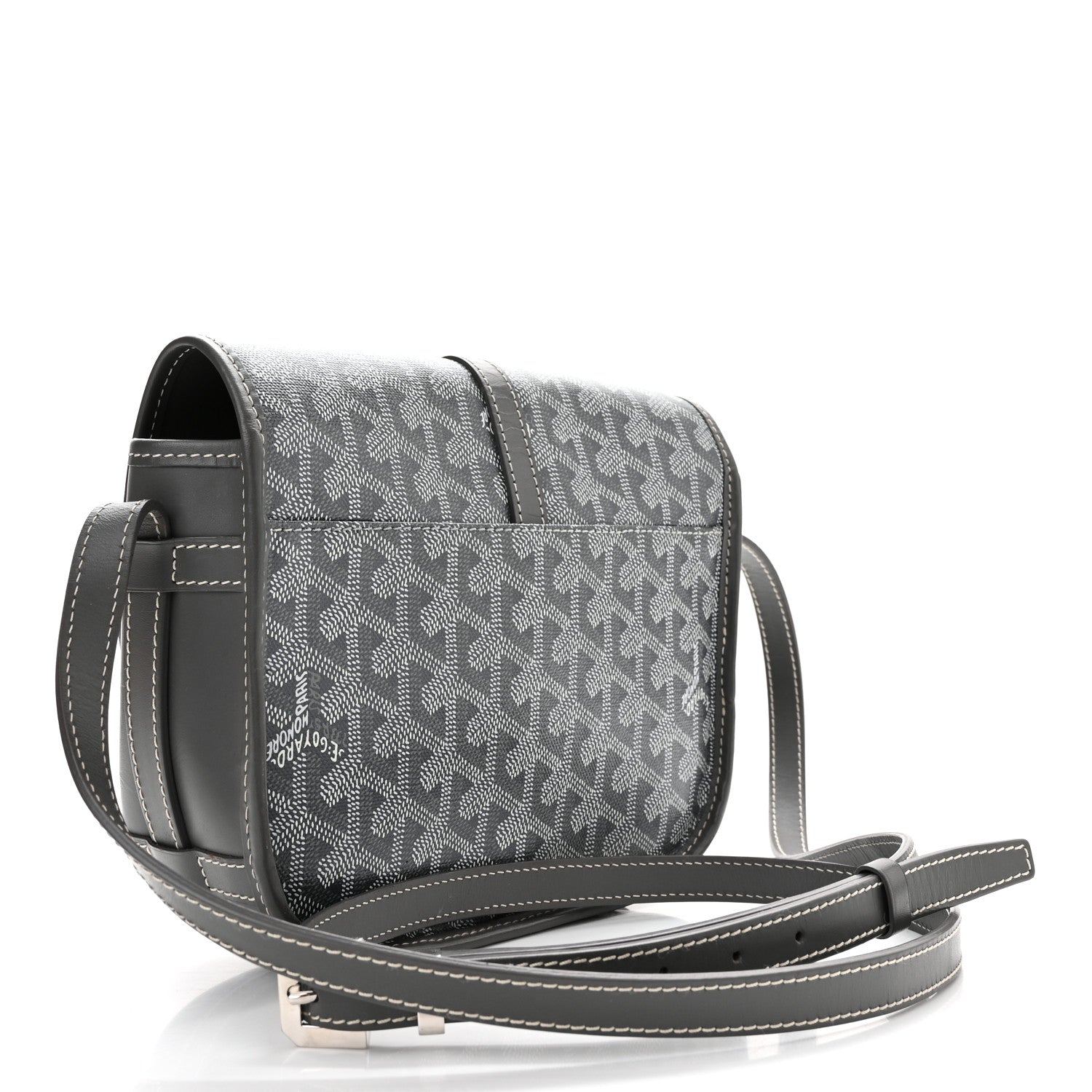 Goyard Goyardine Belvedere II PM Messenger Bag Gray 3 of 9