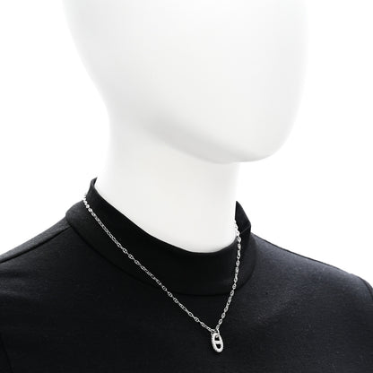 Hermes 18K White Gold Diamond New Farandole Pendant Necklace ST 2 of 5