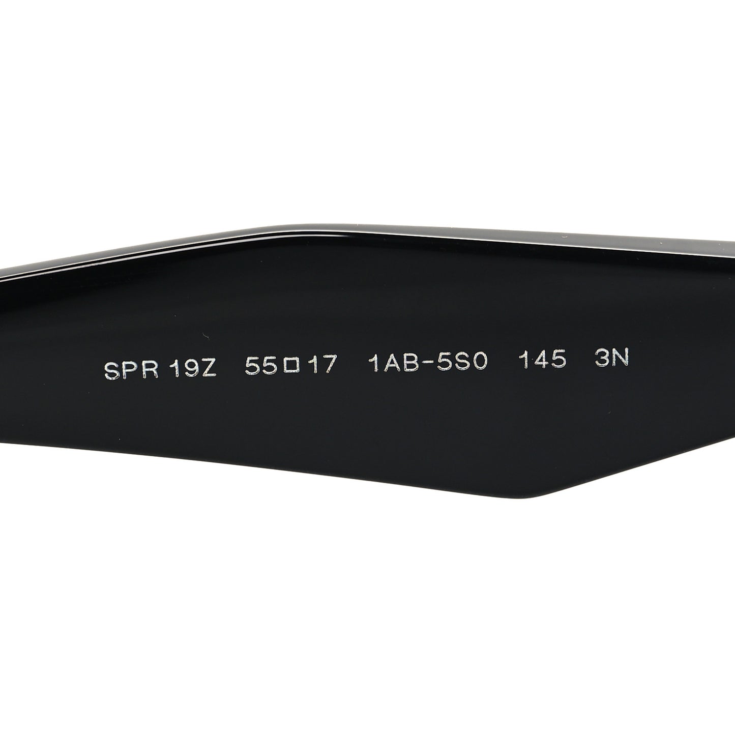 Acetate Symbole Sunglasses SPR 19Z Black