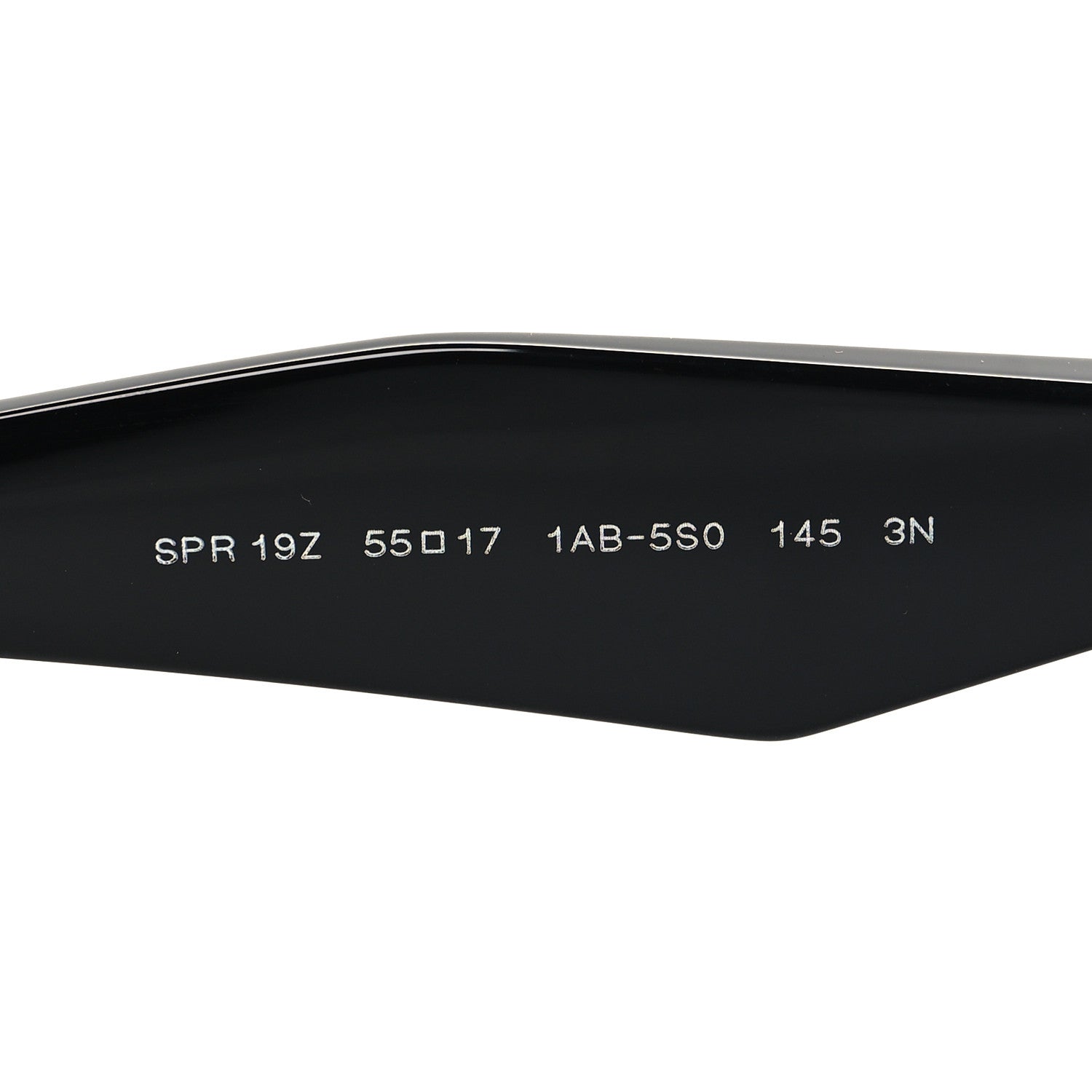 Prada Acetate Symbole Sunglasses SPR 19Z Black 6 of 7