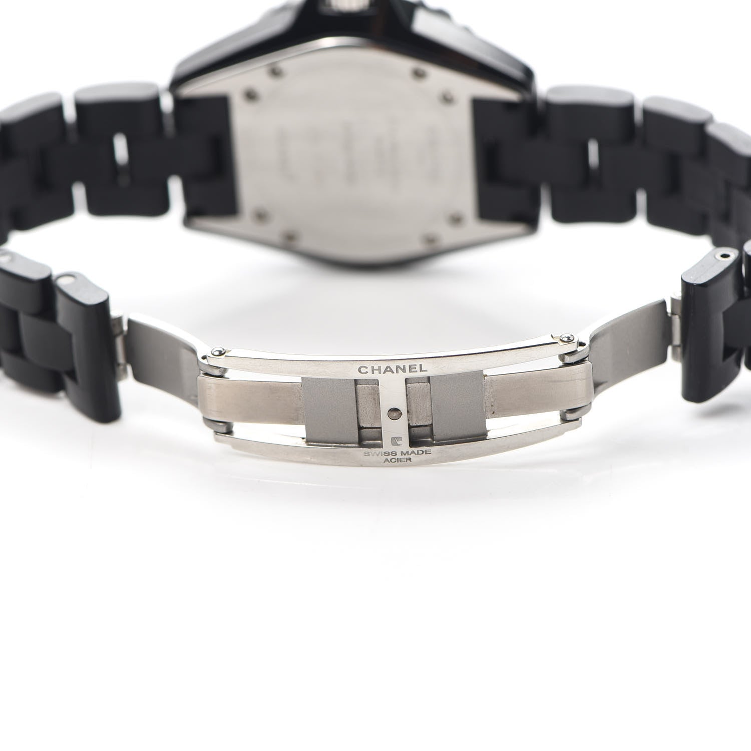 Chanel Stainless Steel Ceramic 33mm J12 Quartz Watch Black 5 of 6