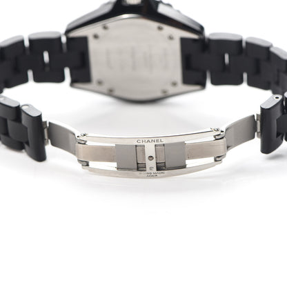 Chanel Stainless Steel Ceramic 33mm J12 Quartz Watch Black 5 of 6
