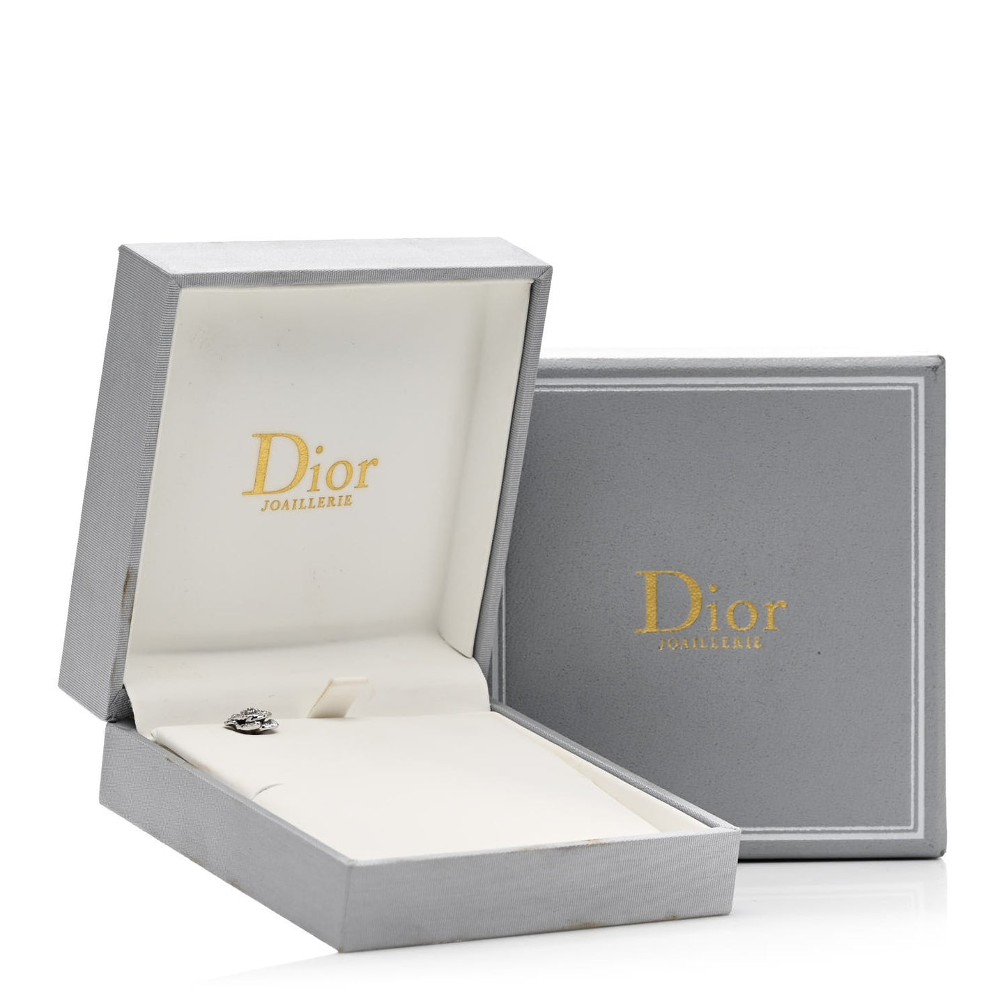 18K White Gold Diamond Rose Bagatelle Single Earring