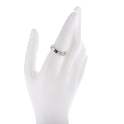 Cartier 18K White Gold 3.5mm LOVE Wedding Band Ring 58 8.5 2 of 4